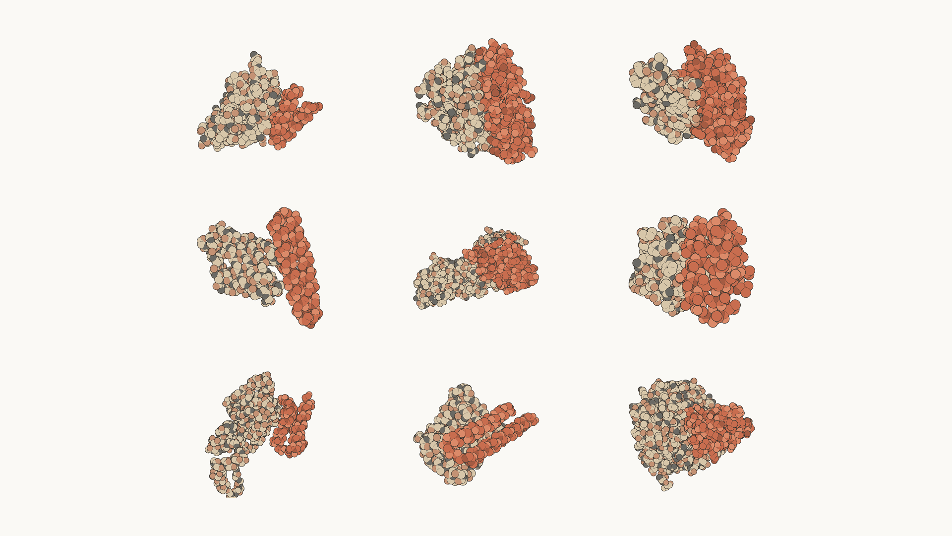 Complexes protéiques conçus par Mythos 5 pour le drug design